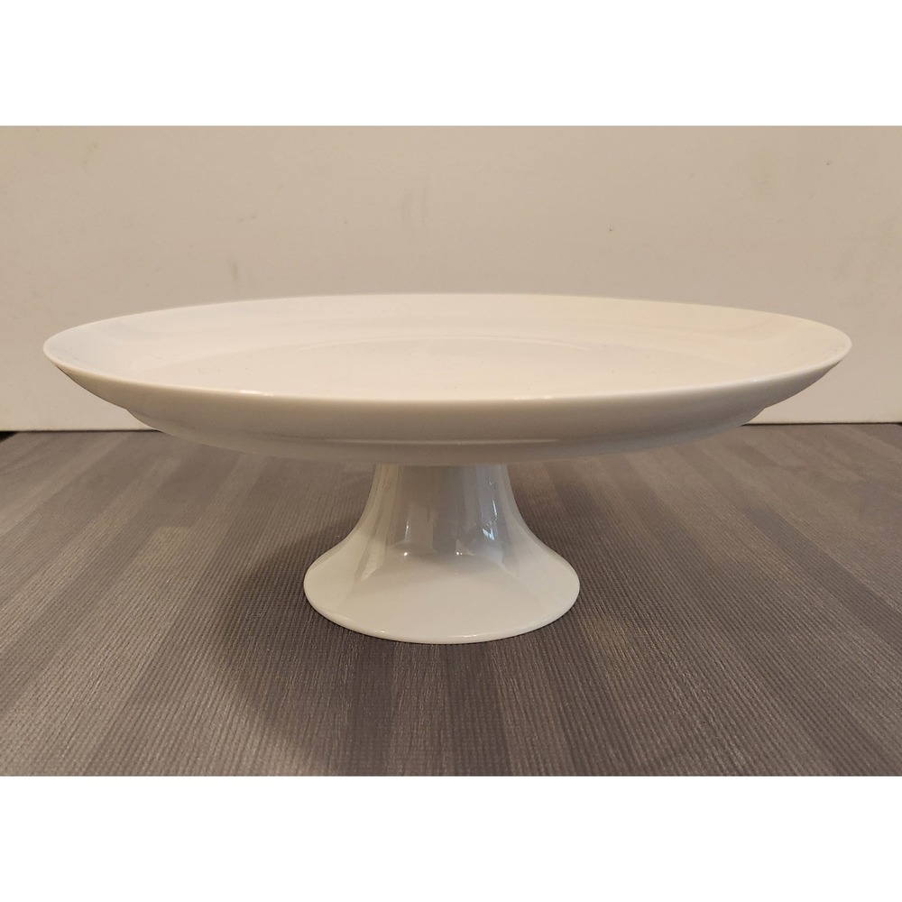 Heinrich Germany White Porcelain Cake Stand Pedestal Platter